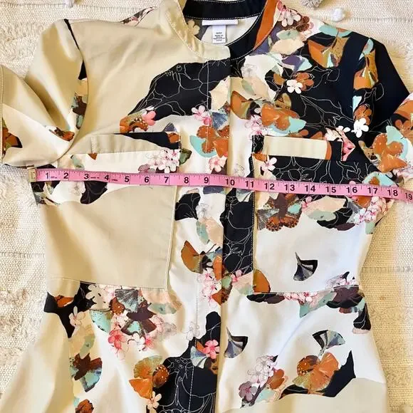 3.1 Phillip Lim Target Floral Zip Shirt Dress size medium - Picture 10 of 14